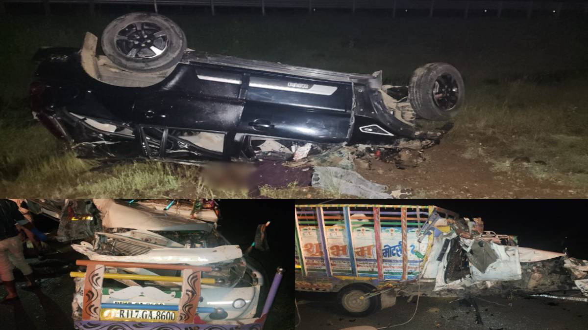 mandsour, Head-on collision , 4 people died