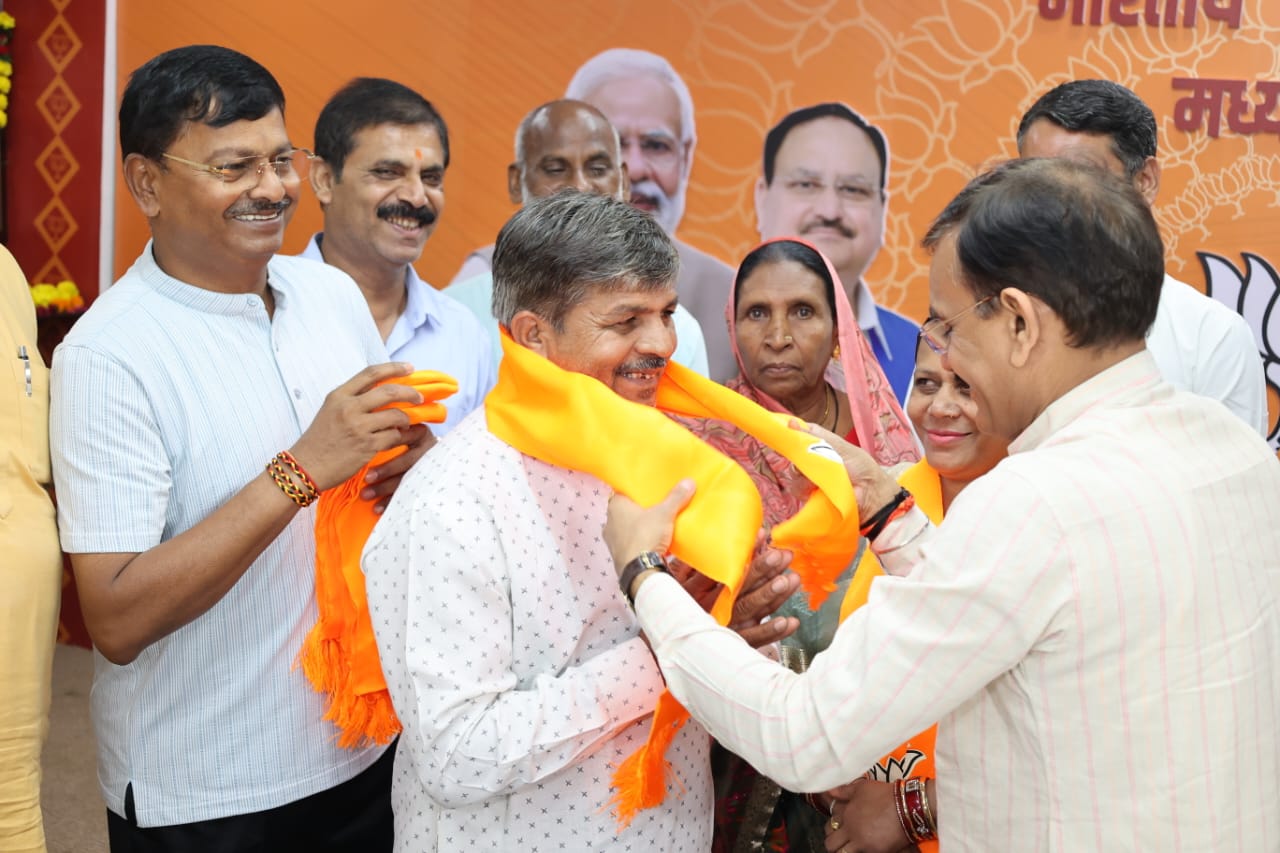 bhopal, Congress councilors , membership of BJP