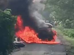 ujjain, Uproar after death ,man in accident