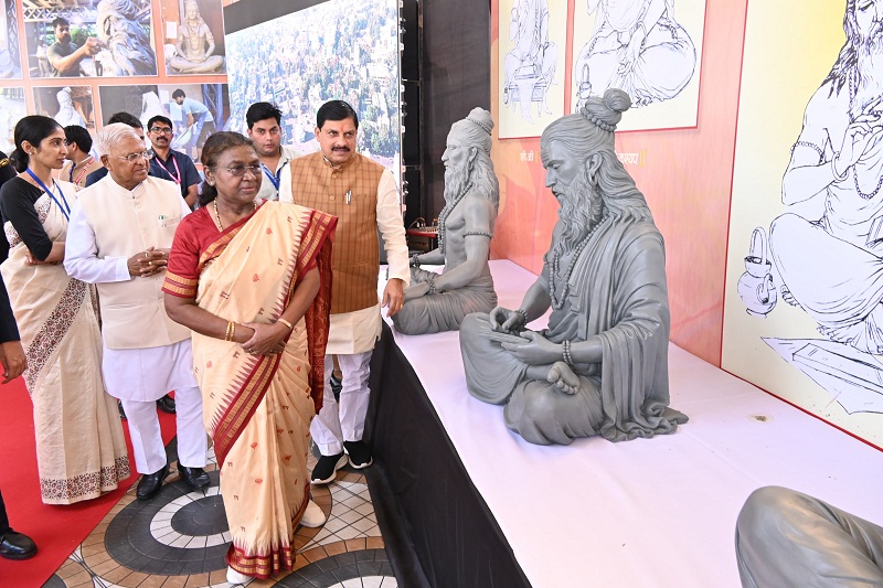 ujjain, President interacted, Mahakal folk  