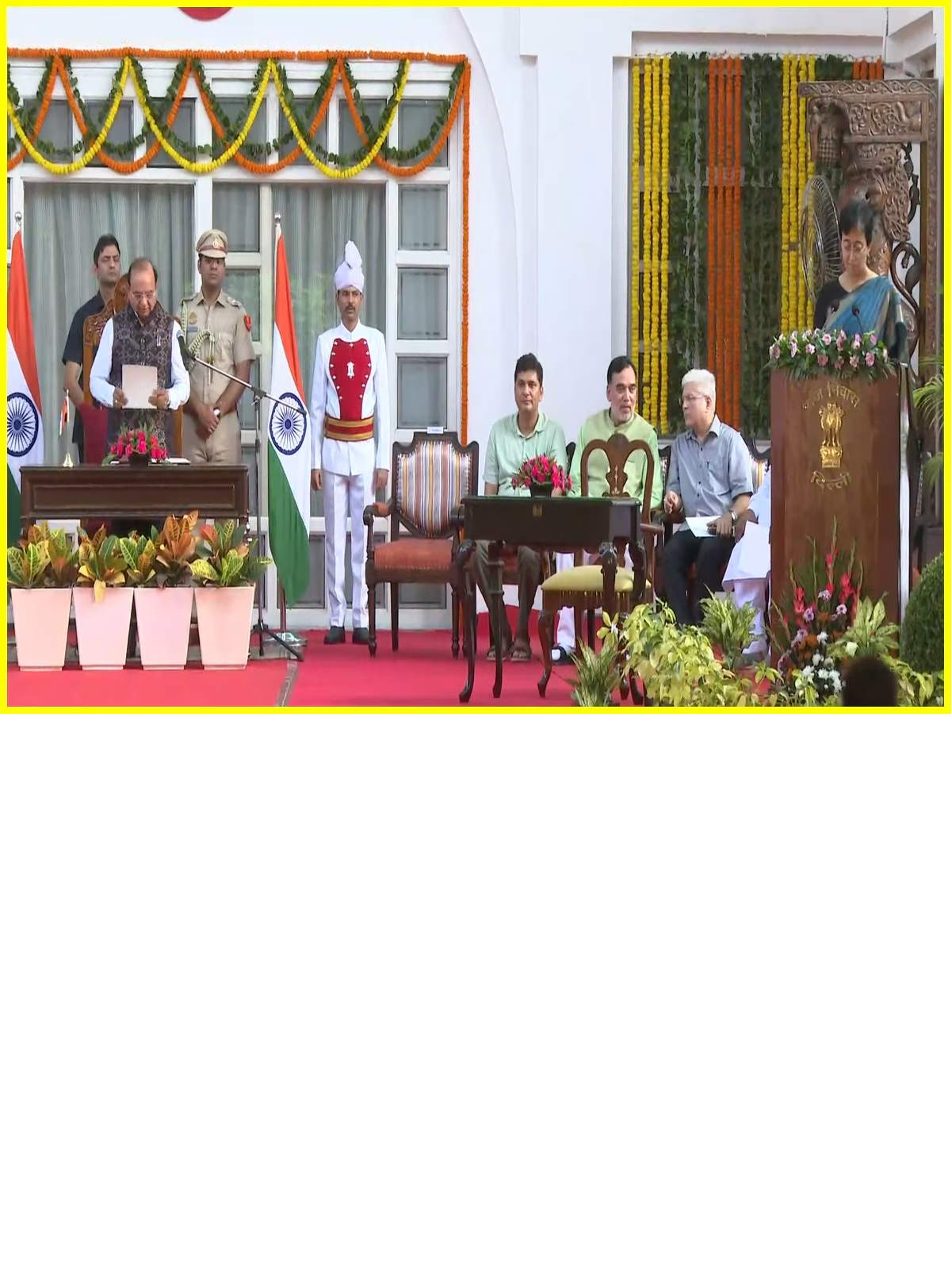 new delhi,Atishi took oath ,Chief Minister  