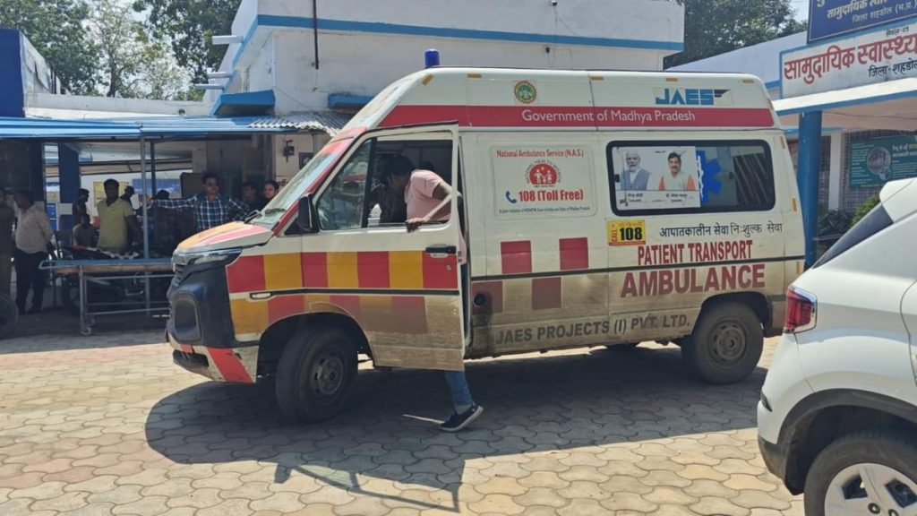 anuppur,Truck driver , died  hospital