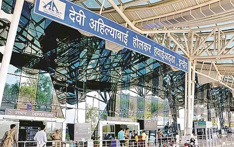 indore, Threat to bomb, airport