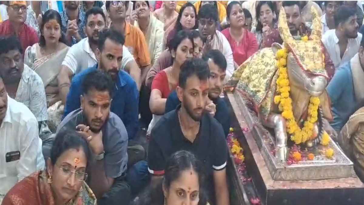 ujjain,Cricketer Mayank Agarwal,   Bhasma Aarti