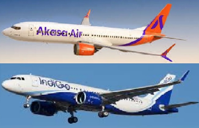 new delhi, Threat to bomb ,Indigo and Akasa