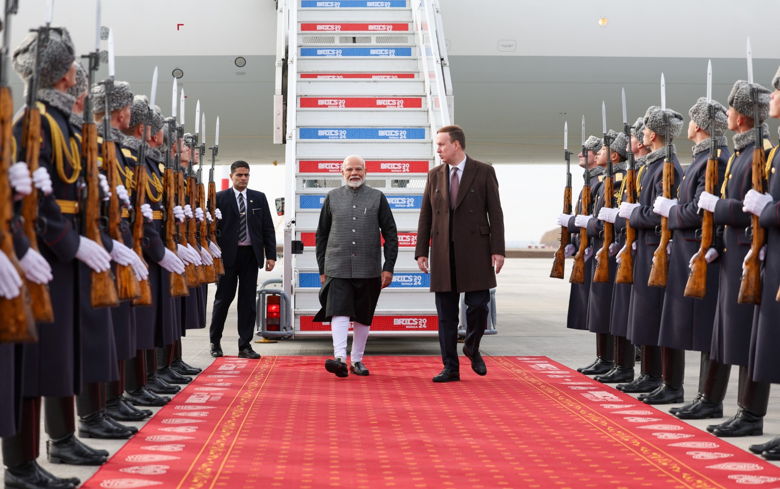new delhi, Prime Minister ,reached Russian  