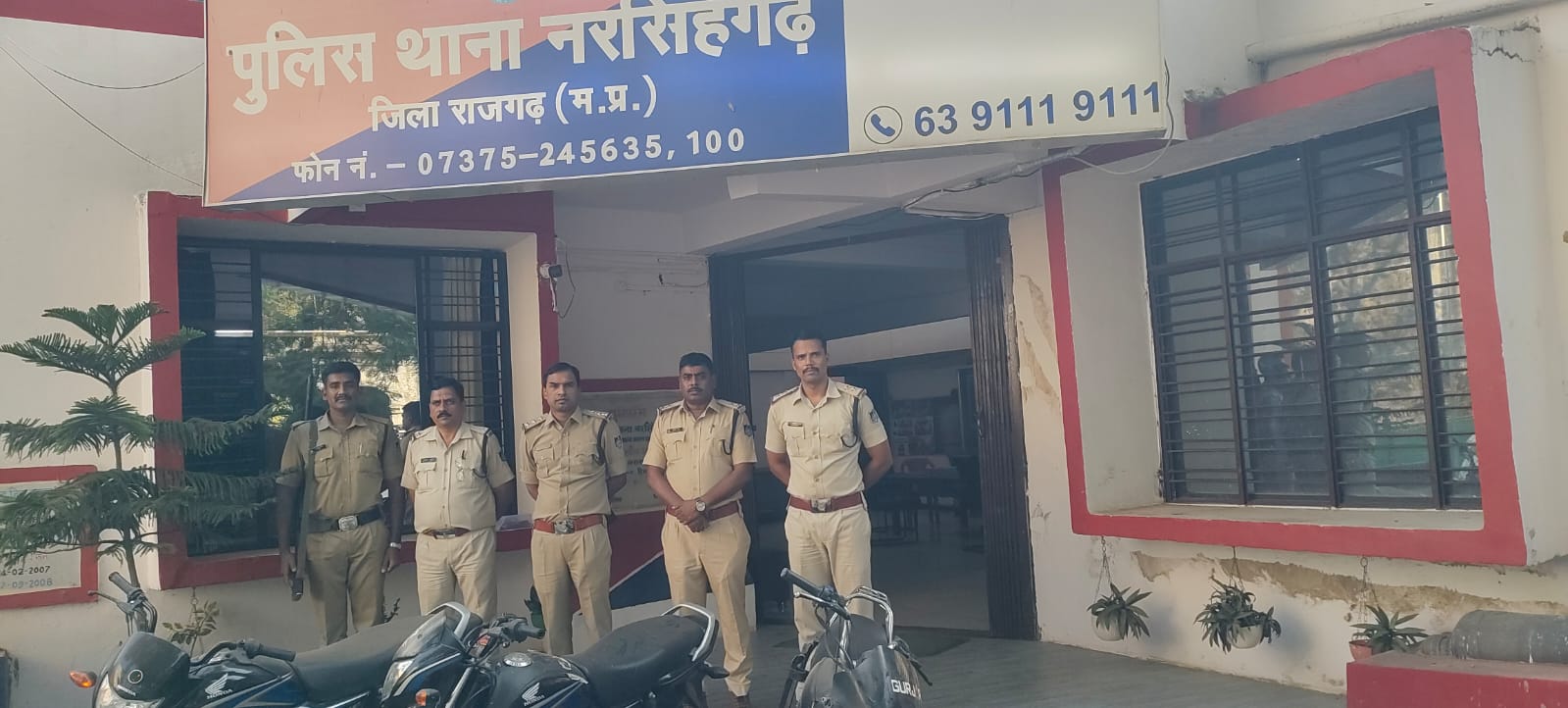 rajgarh, Three accused arrested , three stolen bikes