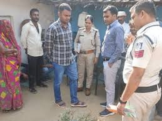 satna, Woman murdered , house