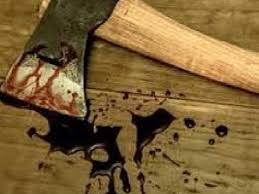 narsihpur, Fatal attack , wife with an axe