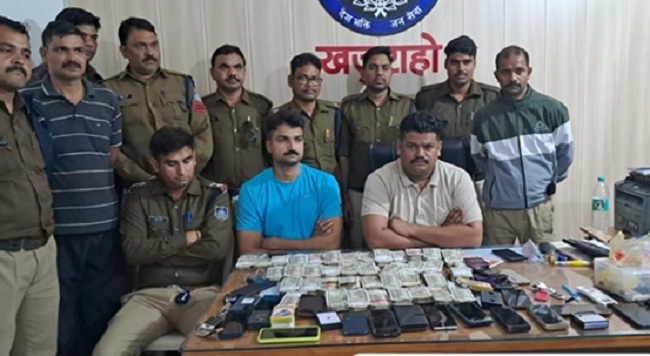 chatarpur, 18 gamblers ,gambling in Khajuraho