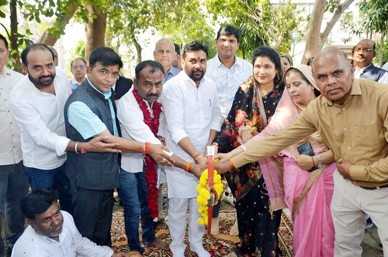 bhopal,   Krishna Gaur performed , bhoomi pujan  