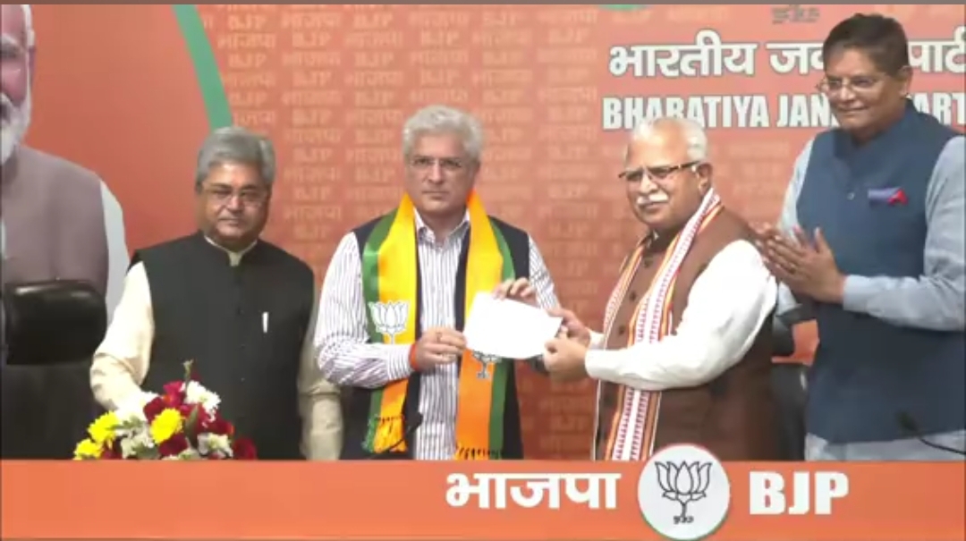 new delhi, Kailash Gehlot , joins BJP