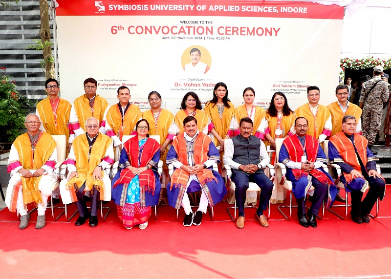 indore,CM attended , convocation ceremony  