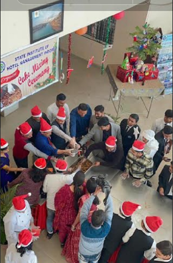 indore, Cake mixing ceremony , Hotel Management