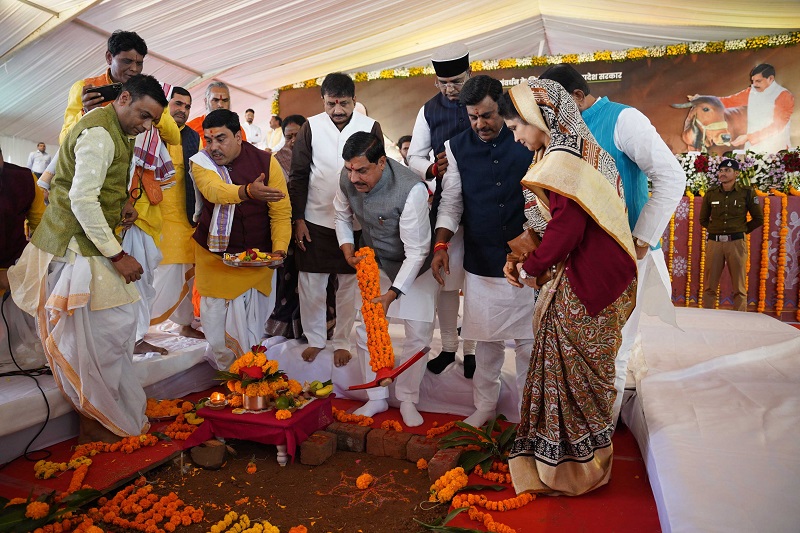 bhopal,  cow  house,   Dr. Yadav