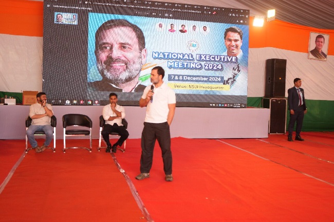 new delhi,Rahul Gandhi ,warned students  