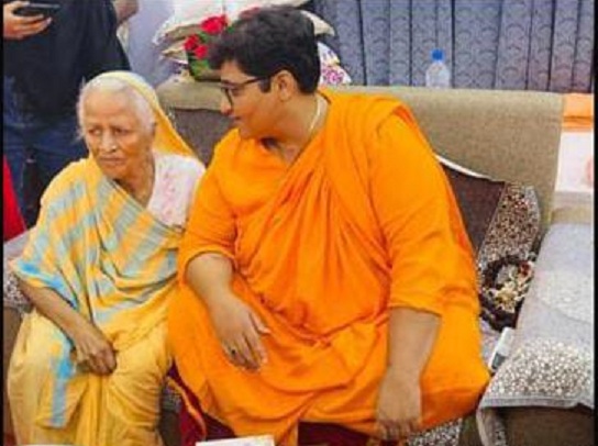 bhopal,Mother of former, MP Pragya Thakur 