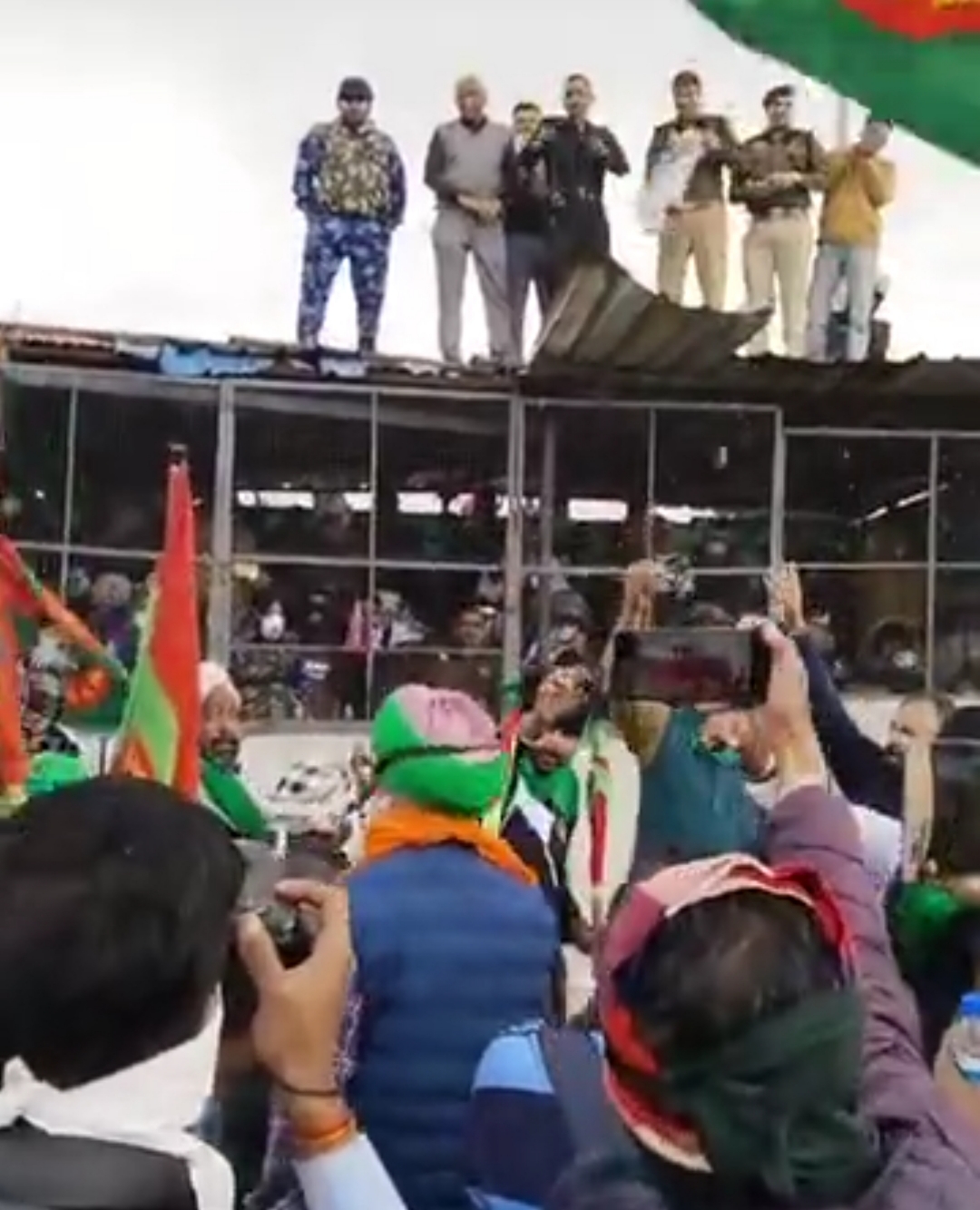 ambala, Farmers marched ,  Delhi from Shambhu border 