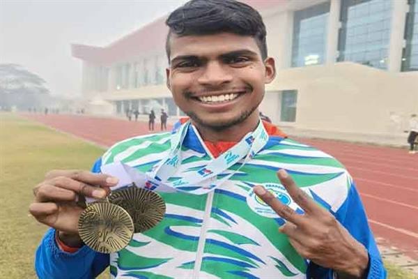 bhopal,Madhya Pradesh ,athlete Vinod Singh 