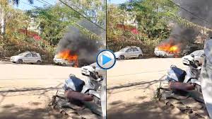 bhopal, Car turns, ball of fire 