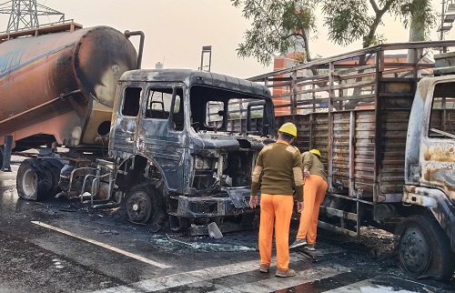 jaipur, Explosion in LPG tanker , 11 people burnt alive