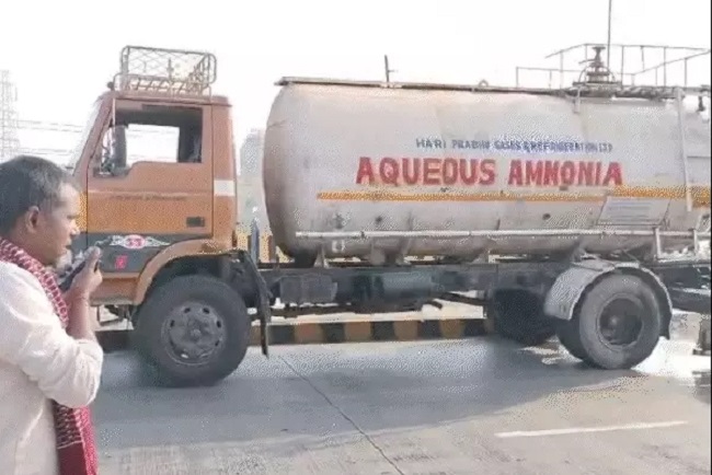 indore, Ammonia leaked , tanker  