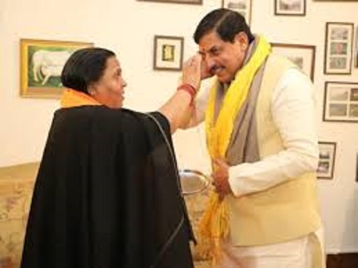 bhopal, Uma Bharti praised , religious towns