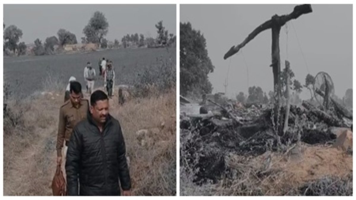 panna,   hut built  , two innocent brothers sleeping 
