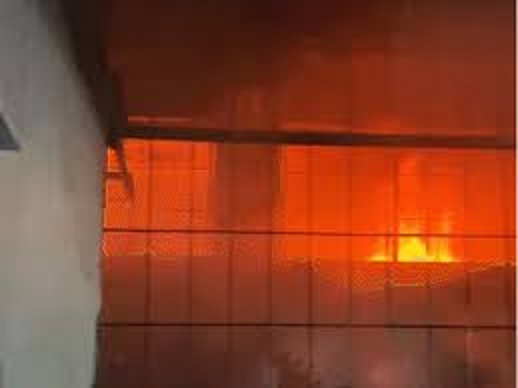 bhopal, Fire broke out, sewing centre 