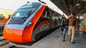 srinagar, Trial run , first Vande Bharat Express 