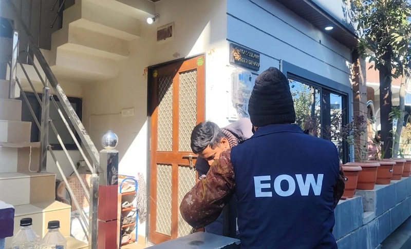 ratlam, EOW raids , premises 