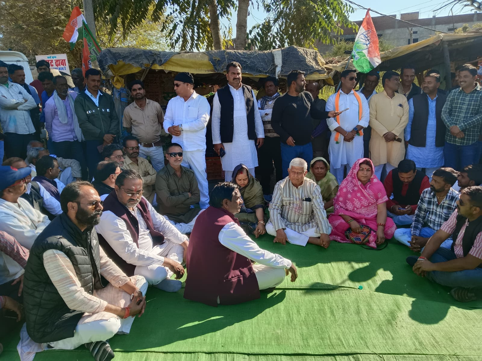 panna, JK Cement company , injured workers