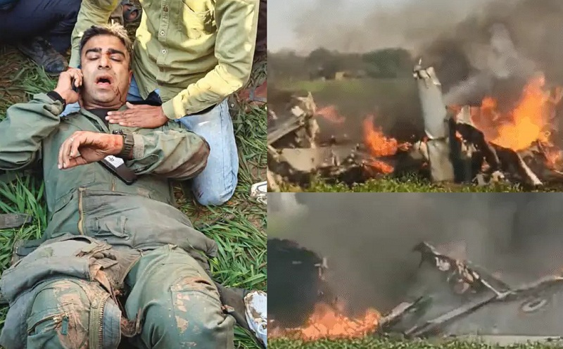 shivpuri,Air Force fighter plane, crashes 