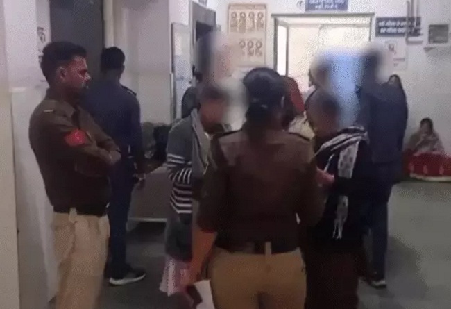 narsihpur, Neighbor entered , raped the girl