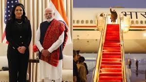 new delhi, PM Modi reached America, warm welcome in Washington