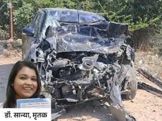 chatarpur, Trainee doctor died ,road accident  