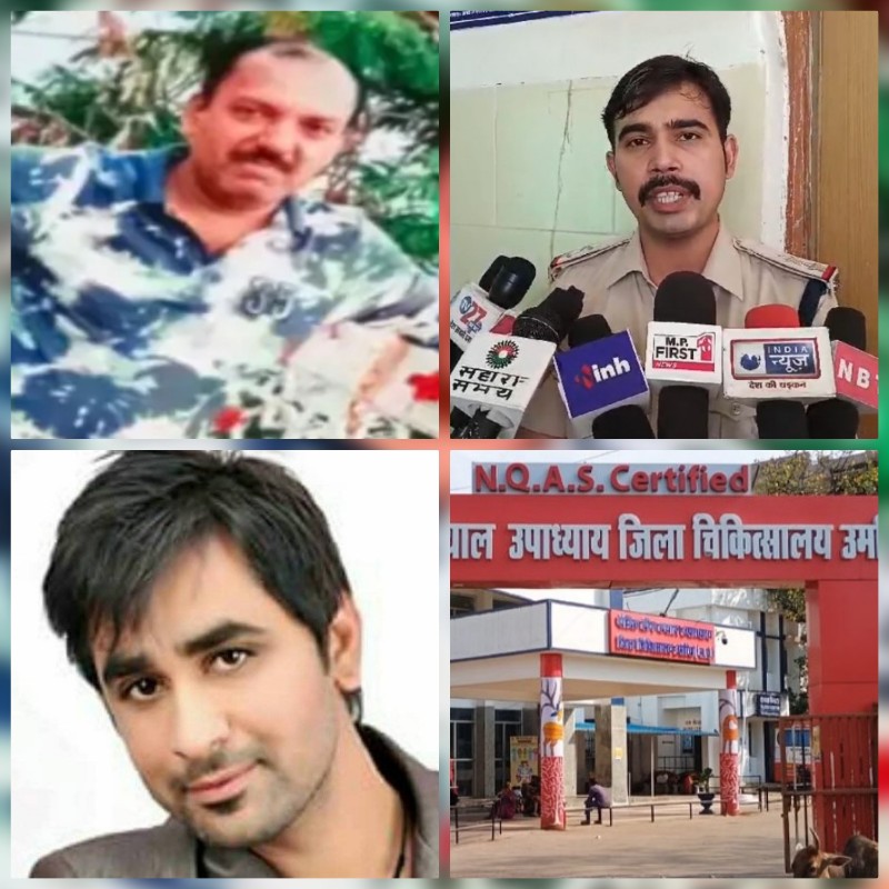 umaria, Two businessmen riding, with a truck