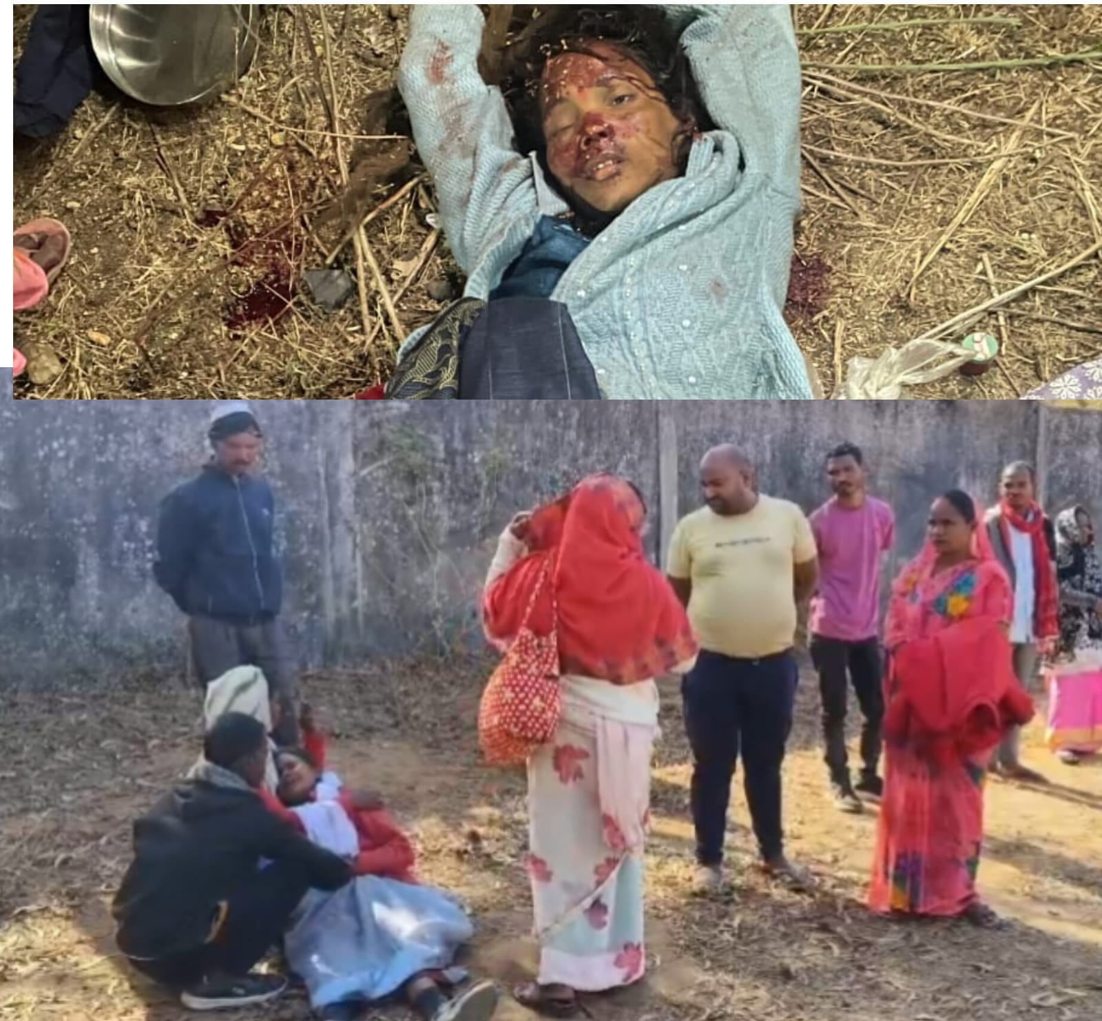 anuppur, Husband killed , an axe