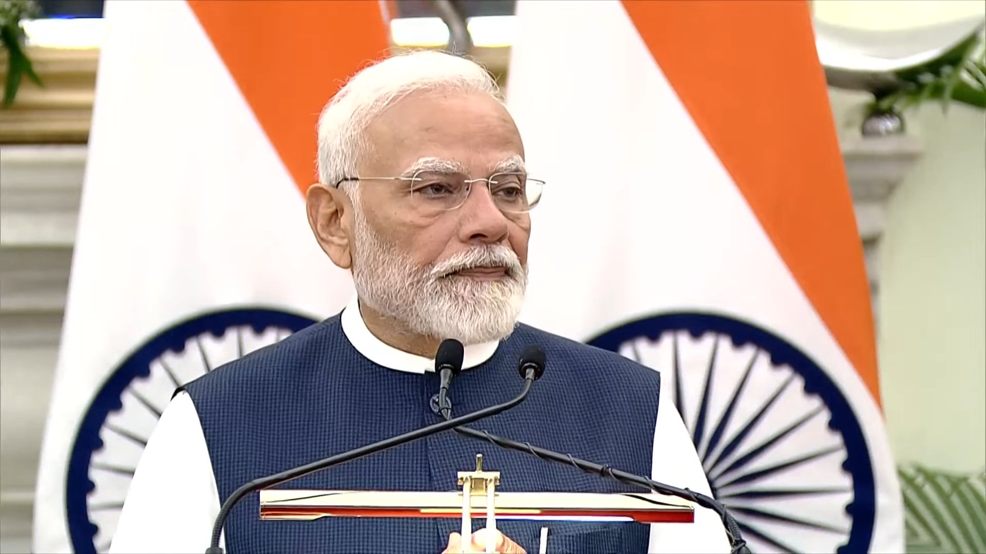 new delhi, PM holds delegation ,der Leyen in Delhi