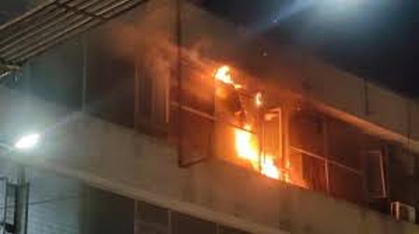 rewa, Fire breaks out , Lokayukta office