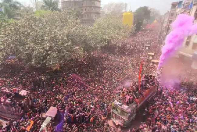 indore,   traditional procession, Rangpanchami  