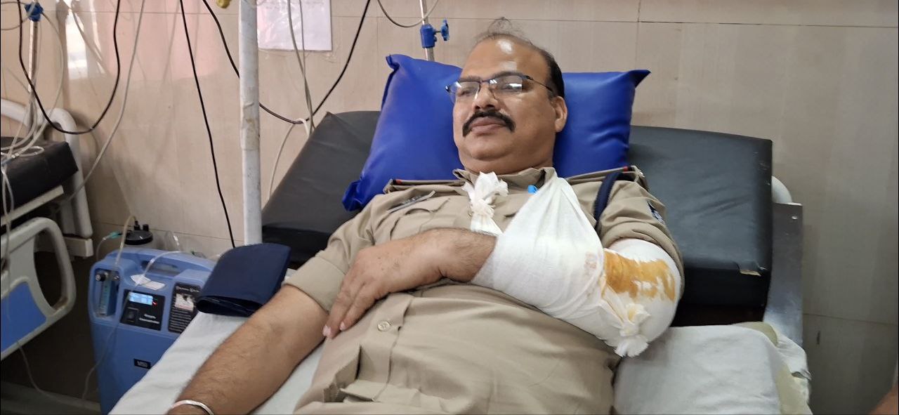 damoh, Bullets fired, cow slaughter  