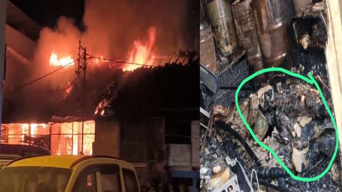 itarsi, Three houses caught, fire late  