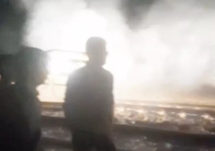 tikamgarh, Bundelkhand Express ,collided with a jeep 