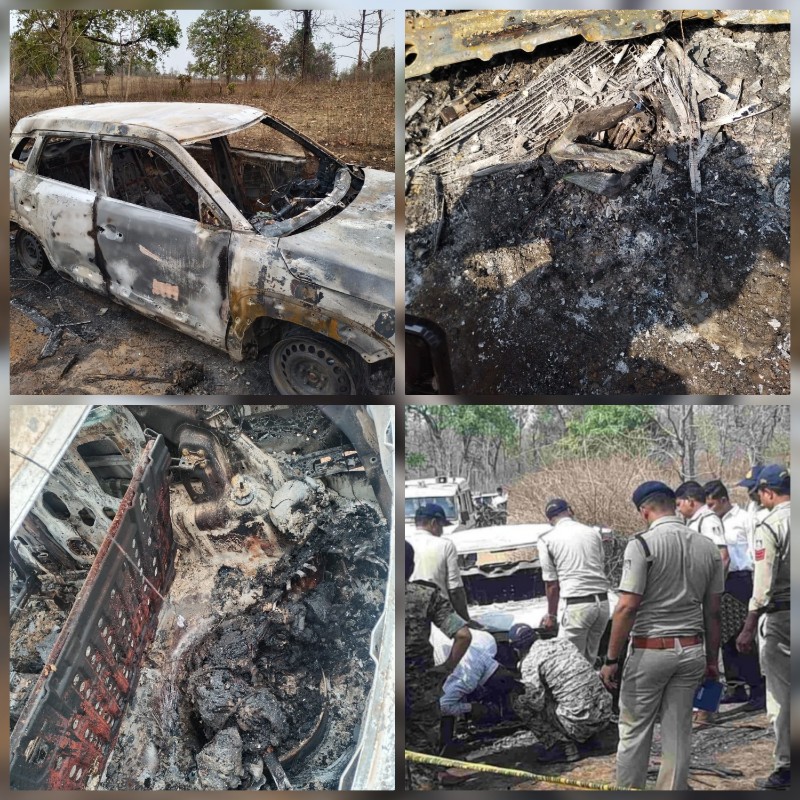 umaria, Burnt body , National Highway