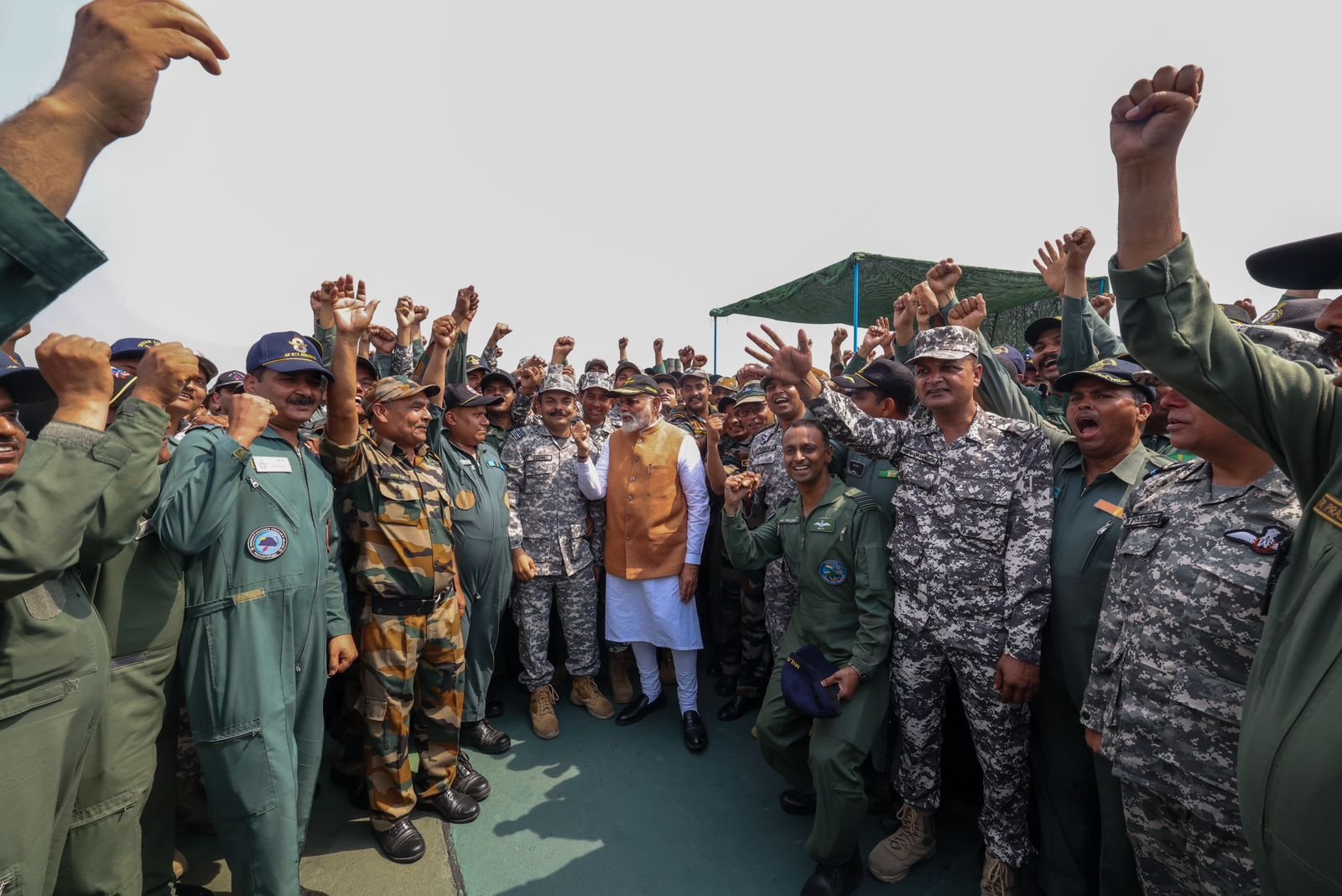 new delhi, Prime Minister ,visits Adampur Air Force Station