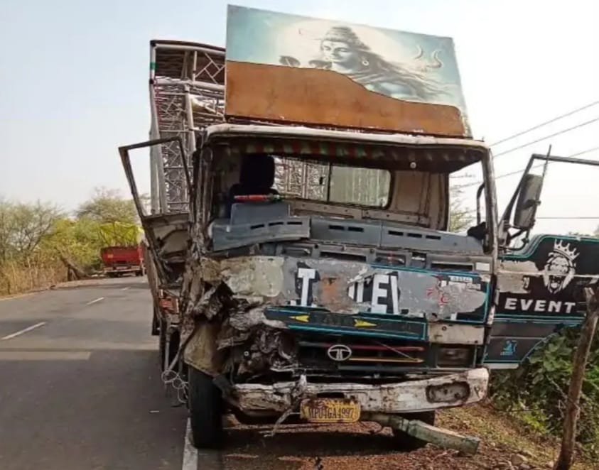 rajgarh, DJ vehicle overturned  , operator died  