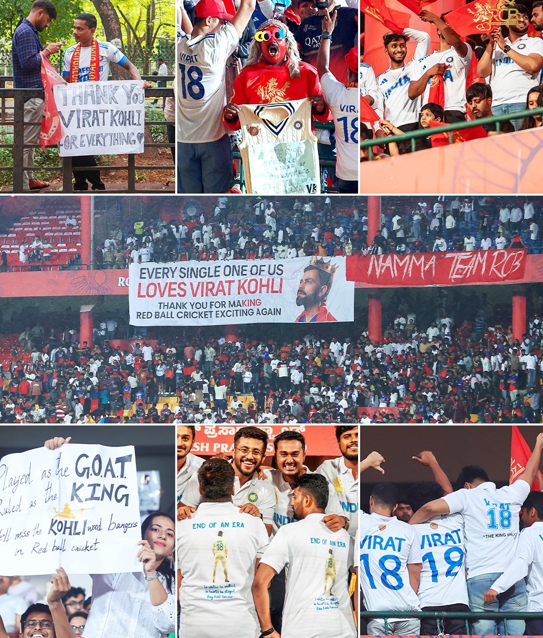 bengluru, Fans arrived , Virat Kohli