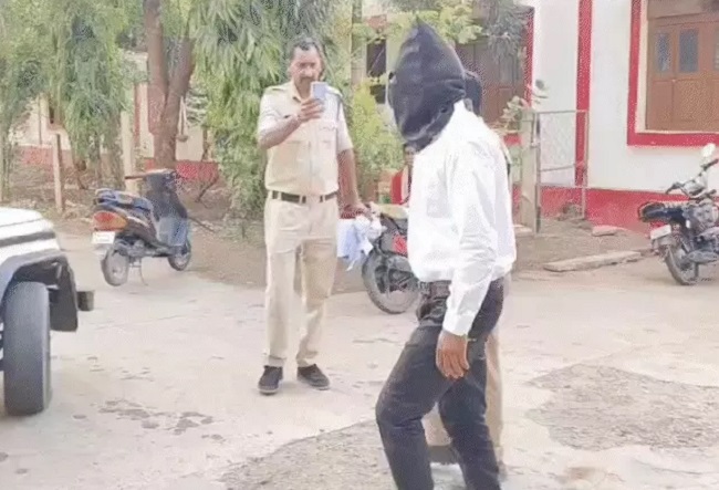 mandsour, BJP leader arrested , expressway