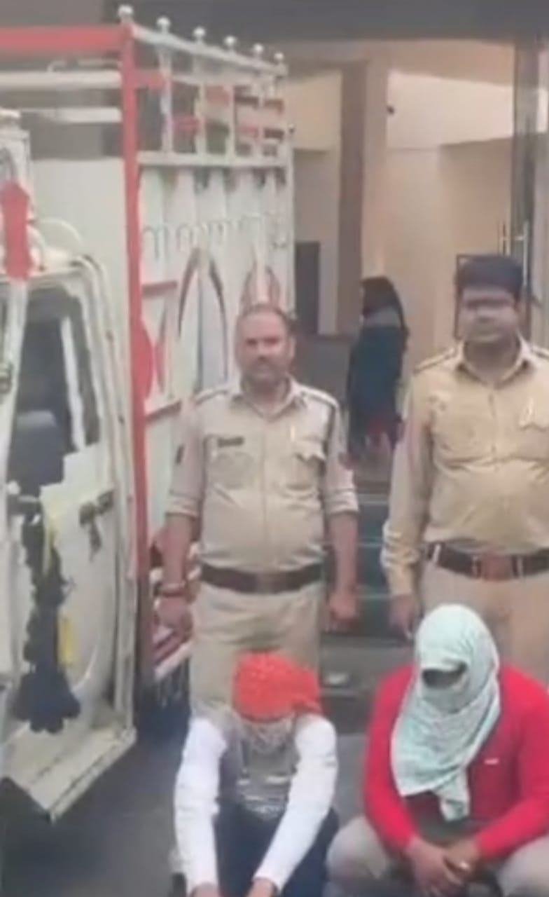 rajgarh, Two arrested, tyre theft case 